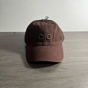 Alo Classic Baseball Cap in Dark Brown